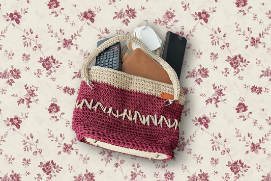 beach pink beige handbag