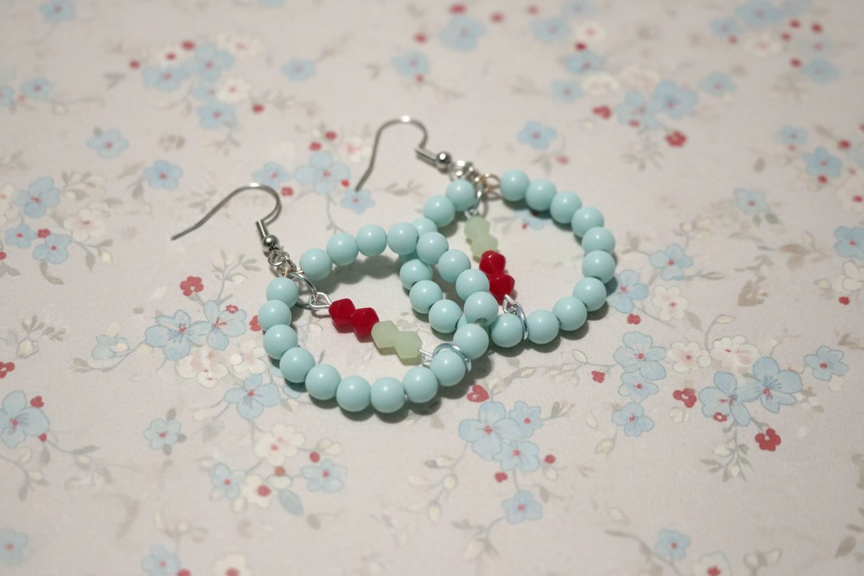 colorful hoop earrings jewels