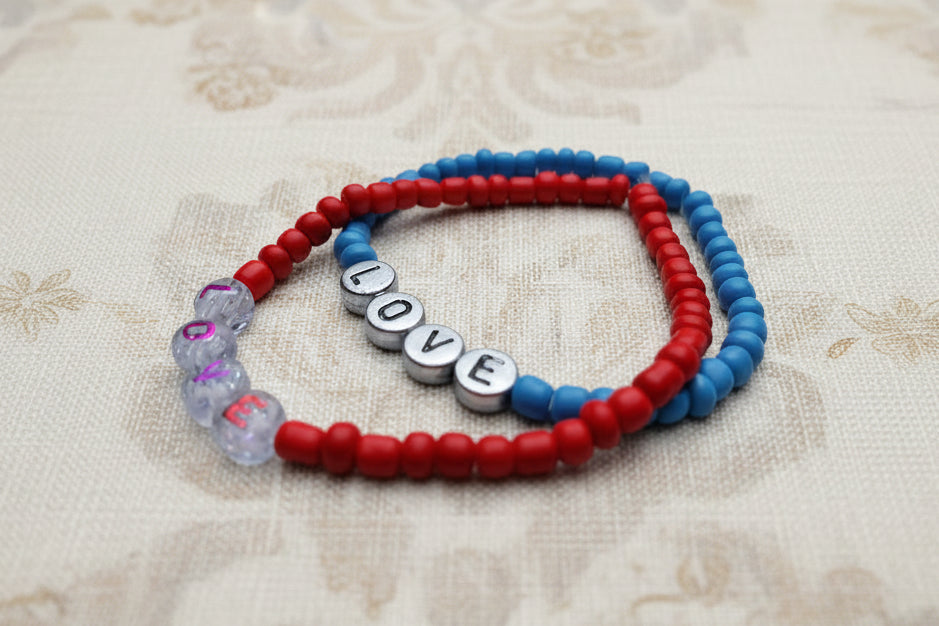 multicolore pearl bracelets