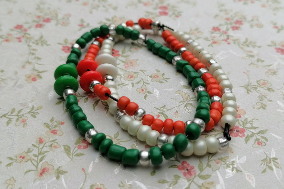 multicolore pearl bracelets