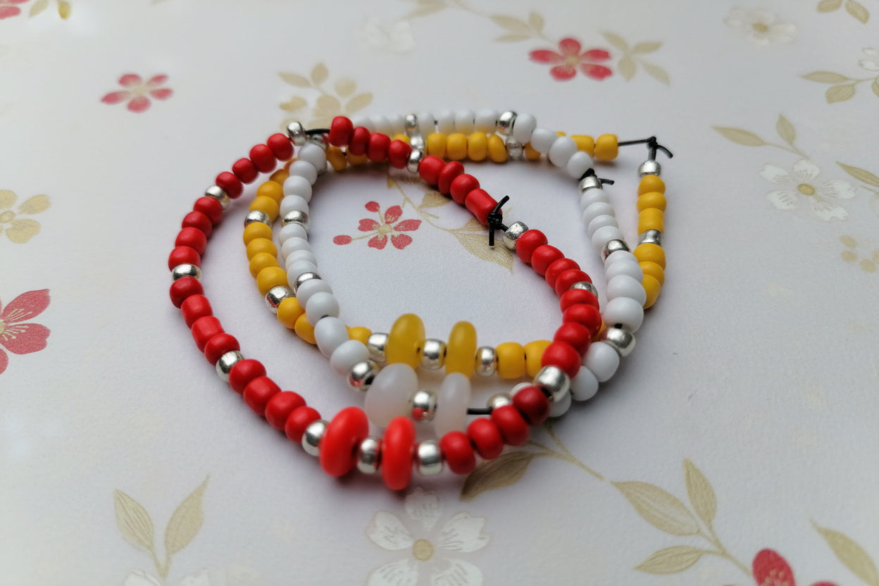 multicolore pearl bracelets