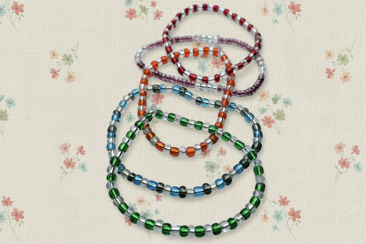multicolore pearl bracelets